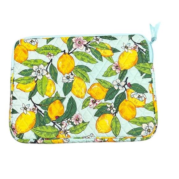 Vera Bradley Laptop Sleeve Case – Retired “Lemon Grove” Print – 14x11x1 - Picture 2 of 4